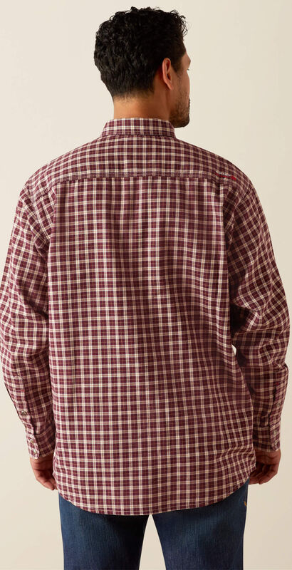 FR Winch Snap Work Shirt Back